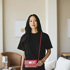 Liz Claiborne Red Patent Crossbody